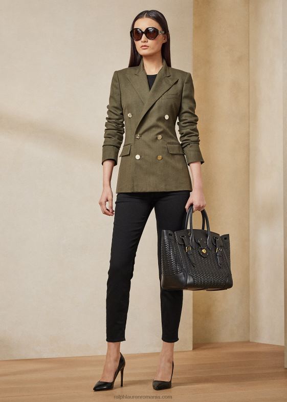 icoană măslin femei Ralph Lauren geacă camden din cașmir 046883454