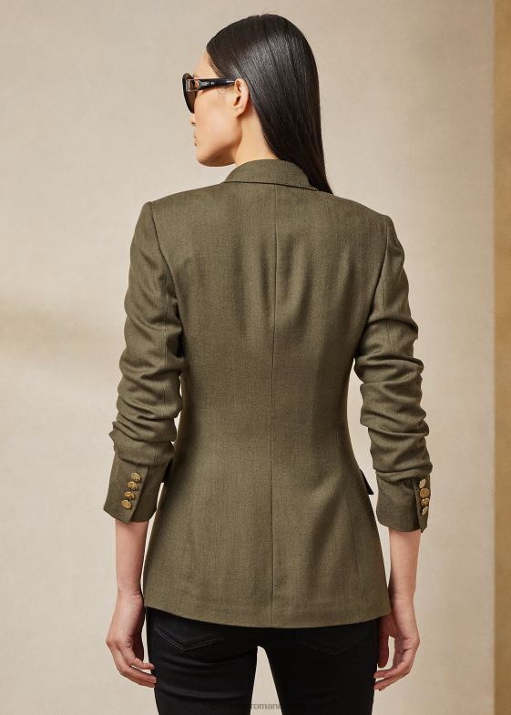 icoană măslin femei Ralph Lauren geacă camden din cașmir 046883454