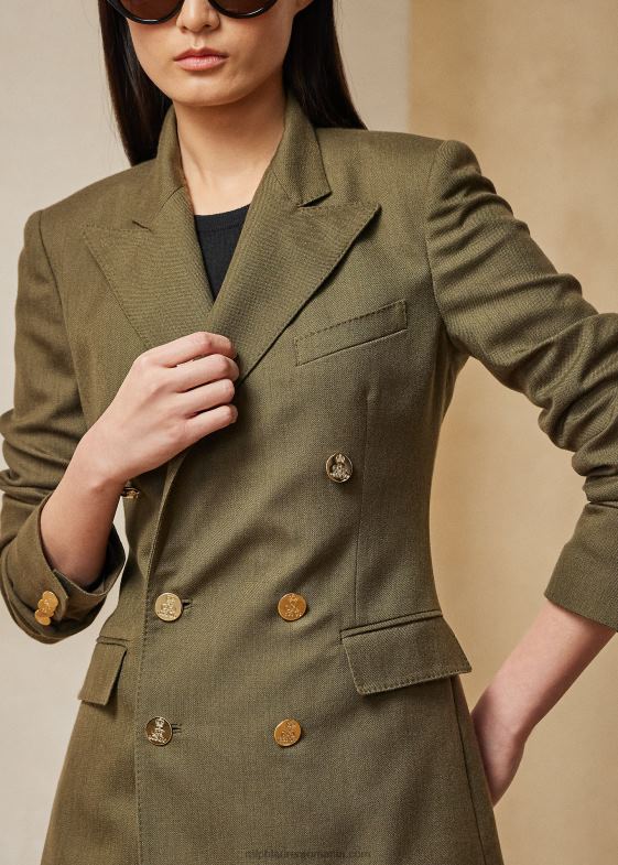 icoană măslin femei Ralph Lauren geacă camden din cașmir 046883454