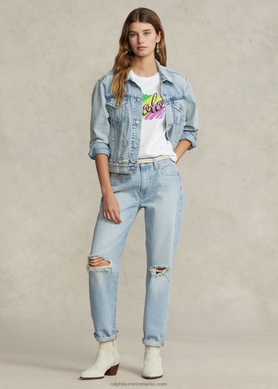 spălarea cavei femei Ralph Lauren geacă de camion de blugi 046882981