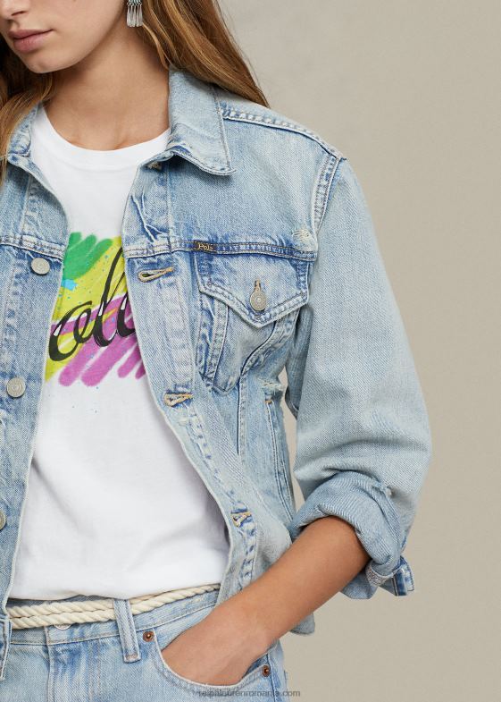 spălarea cavei femei Ralph Lauren geacă de camion de blugi 046882981