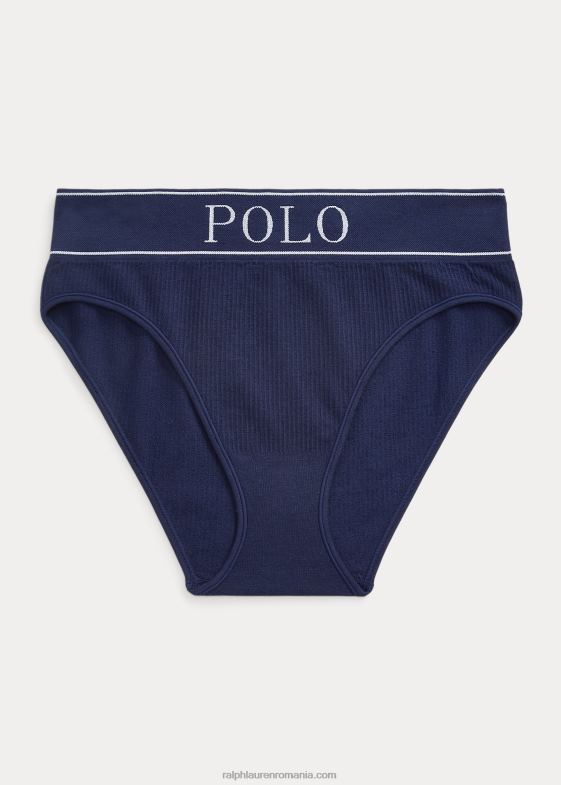 marina femei Ralph Lauren slip cu talie înaltă fără cusături cu logo 046883381