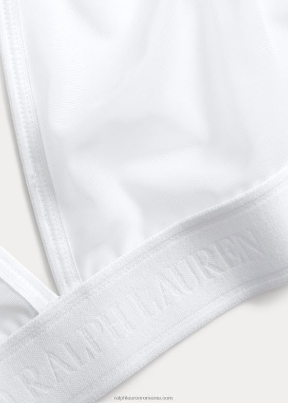nor alb femei Ralph Lauren sutien cu plasă fără căptușeală 046883375