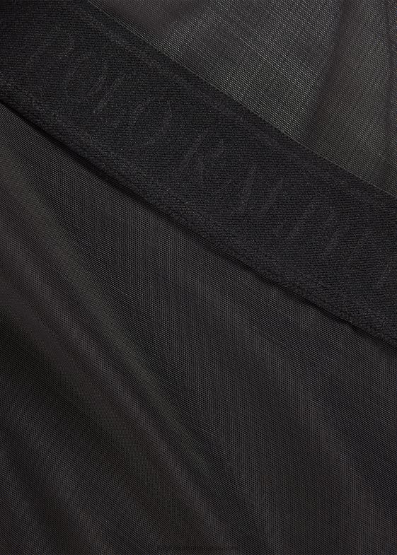 onix femei Ralph Lauren slip de bikini cu talie joasă din plasă 046883373