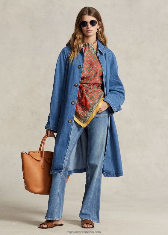 bacamacari spalare femei Ralph Lauren haină de mașină denim 046883177