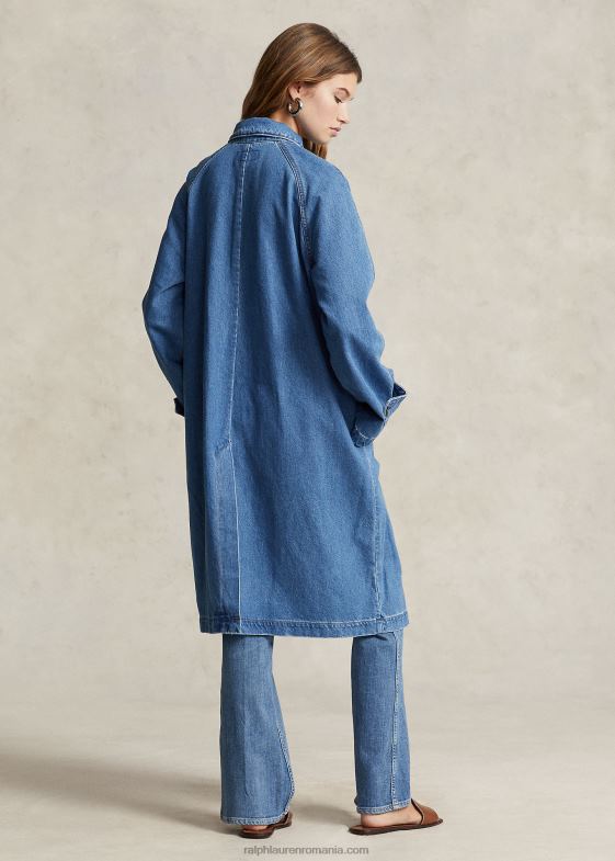 bacamacari spalare femei Ralph Lauren haină de mașină denim 046883177
