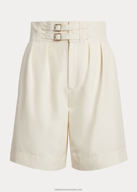 aproape alb femei Ralph Lauren francine matase shantung scurt 046883531