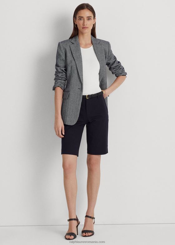 marina femei Ralph Lauren scurtă din twill bi-stretch 046883832