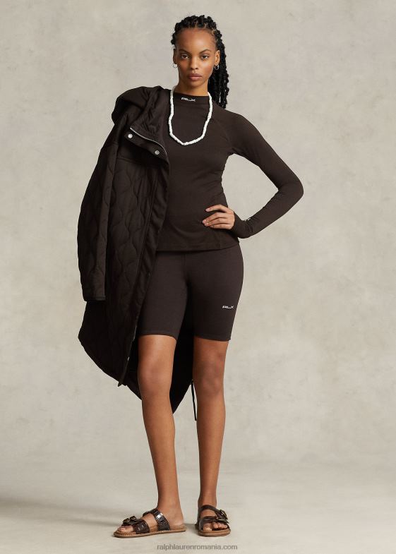 maro antic femei Ralph Lauren bicicletă de tricou scurt 046883039