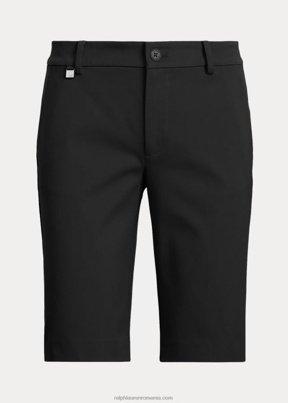 negru femei Ralph Lauren scurtă din twill bi-stretch 046883833