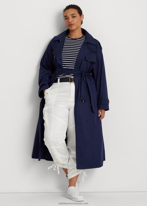 alb femei Ralph Lauren pantalon cargo shantung 046884800