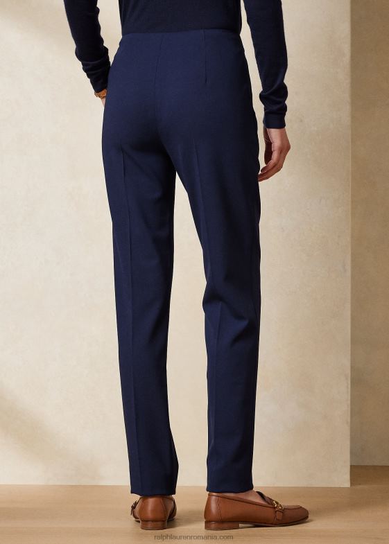 marina femei Ralph Lauren pantalon simone din lana virgina 046883588