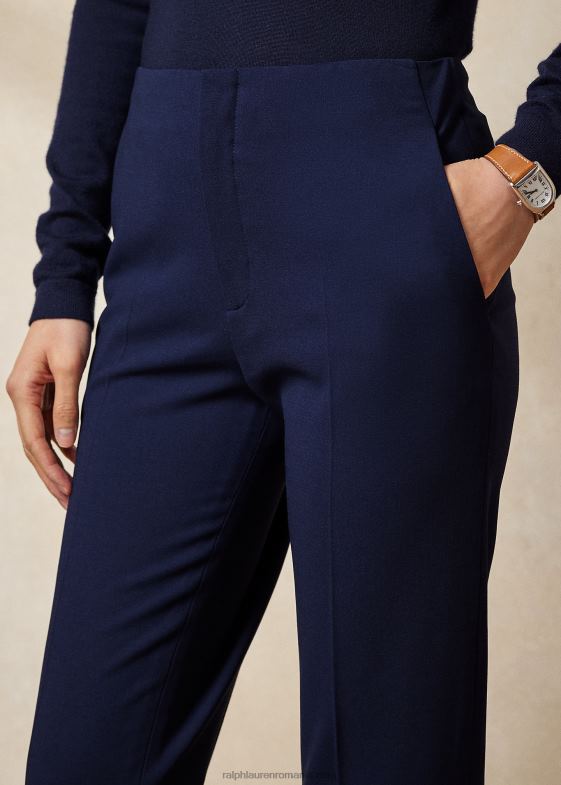 marina femei Ralph Lauren pantalon simone din lana virgina 046883588