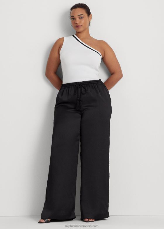 alb negru femei Ralph Lauren pulover decupat pe un umăr bicolor 046884544