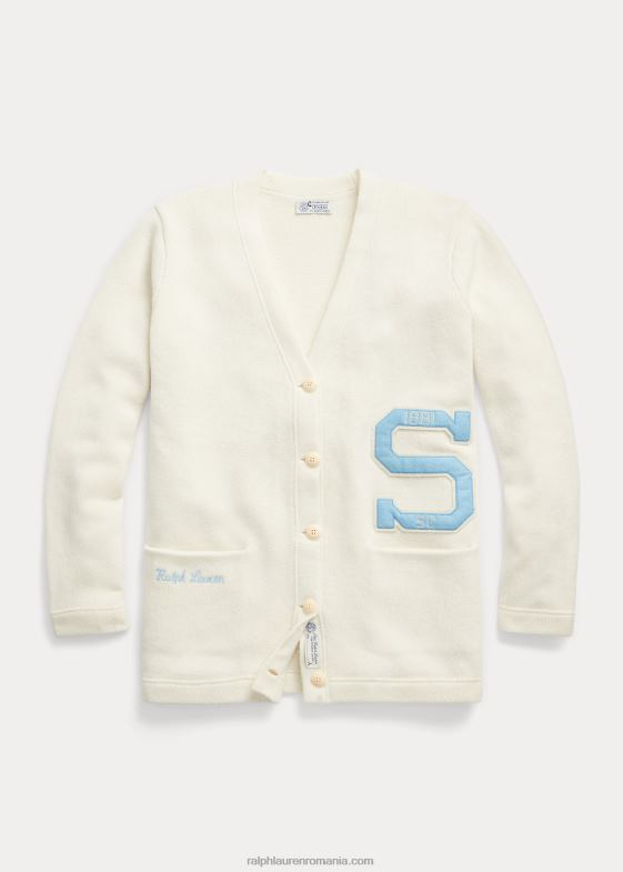 crema de pergament femei Ralph Lauren cardiganul cu decolteu în V din colecția Spelman 046883318
