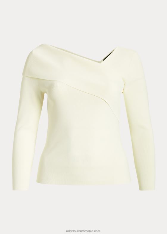 femei Ralph Lauren pulover asimetric cu maneca lunga 046884780