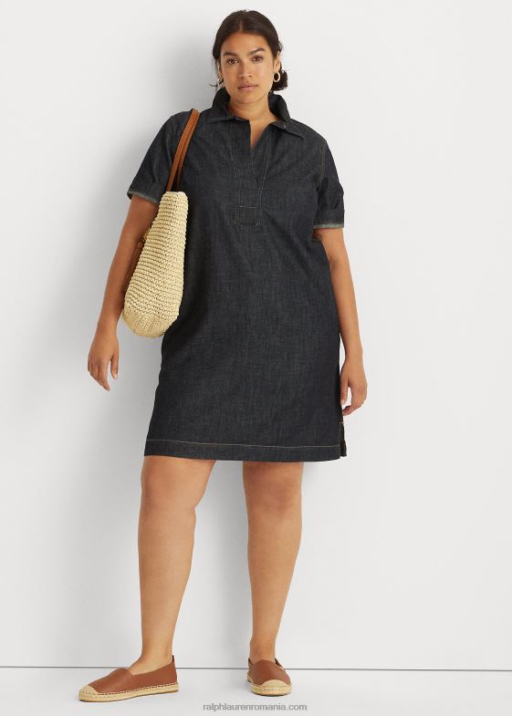 Jones Street wash femei Ralph Lauren rochie din denim 046884910