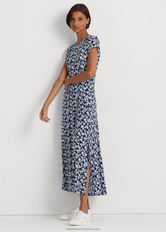 femei Ralph Lauren rochie tricou din jerseu floral 046884110