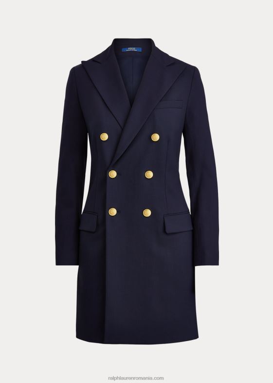 colecția marinei femei Ralph Lauren blazer din lână în două piept 046884761