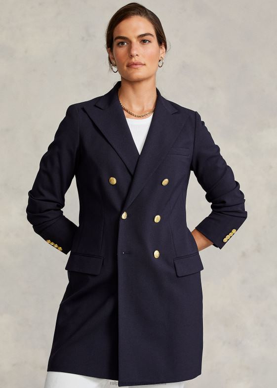 colecția marinei femei Ralph Lauren blazer din lână în două piept 046884761