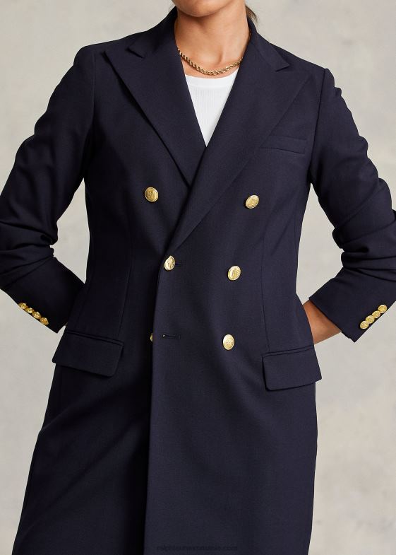 colecția marinei femei Ralph Lauren blazer din lână în două piept 046884761