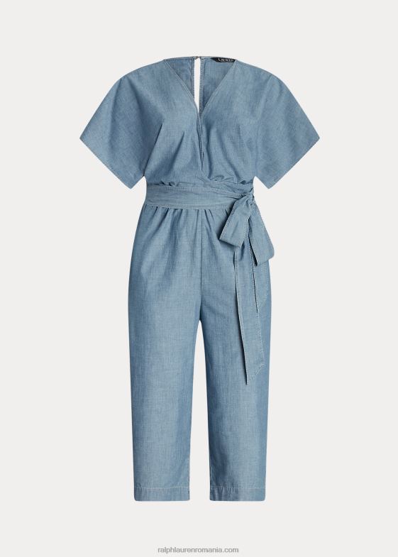 spălarea pârâului de sare femei Ralph Lauren salopetă cambray cu brâuri 046884656