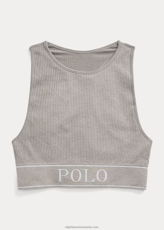 gri jaliu femei Ralph Lauren Tanc cu gât bijuterie tăiat fără cusături 046883368