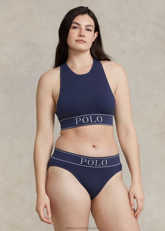 marina femei Ralph Lauren Tanc cu gât bijuterie tăiat fără cusături 046883366