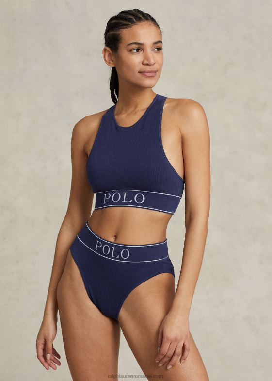 marina femei Ralph Lauren Tanc cu gât bijuterie tăiat fără cusături 046883366