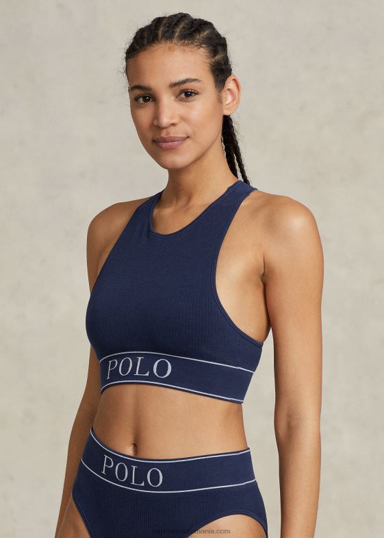 marina femei Ralph Lauren Tanc cu gât bijuterie tăiat fără cusături 046883366