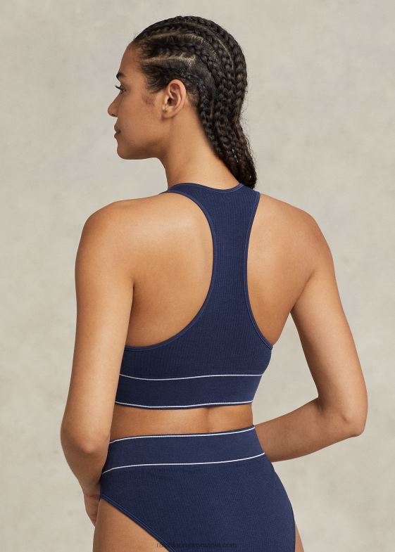 marina femei Ralph Lauren Tanc cu gât bijuterie tăiat fără cusături 046883366