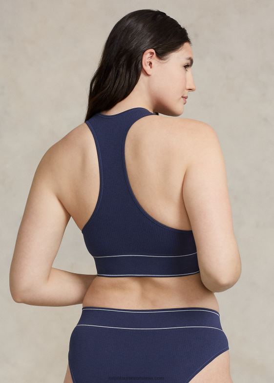 marina femei Ralph Lauren Tanc cu gât bijuterie tăiat fără cusături 046883366