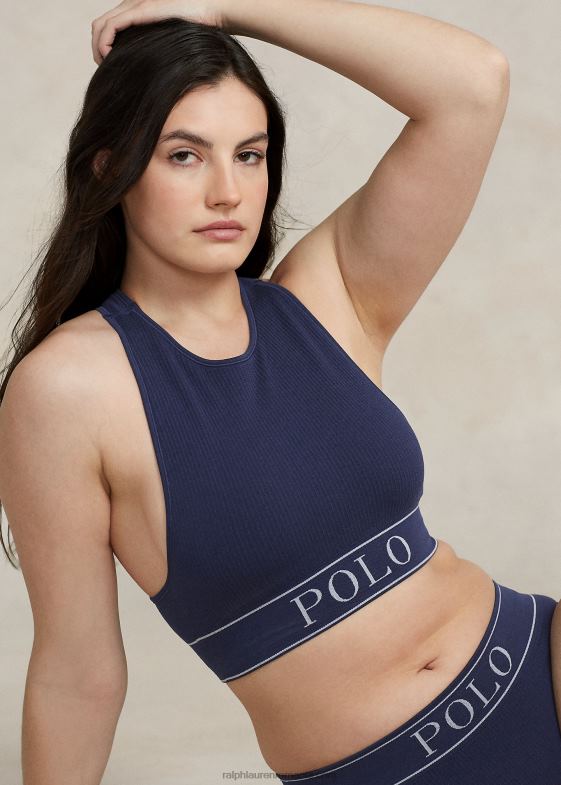 marina femei Ralph Lauren Tanc cu gât bijuterie tăiat fără cusături 046883366