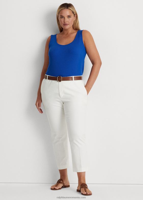 saturn albastru femei Ralph Lauren rezervor din bumbac elastic 046884523