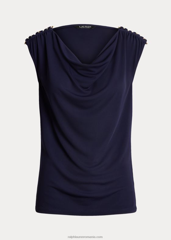 marina rafinată femei Ralph Lauren top fără mâneci din jerseu 046889567