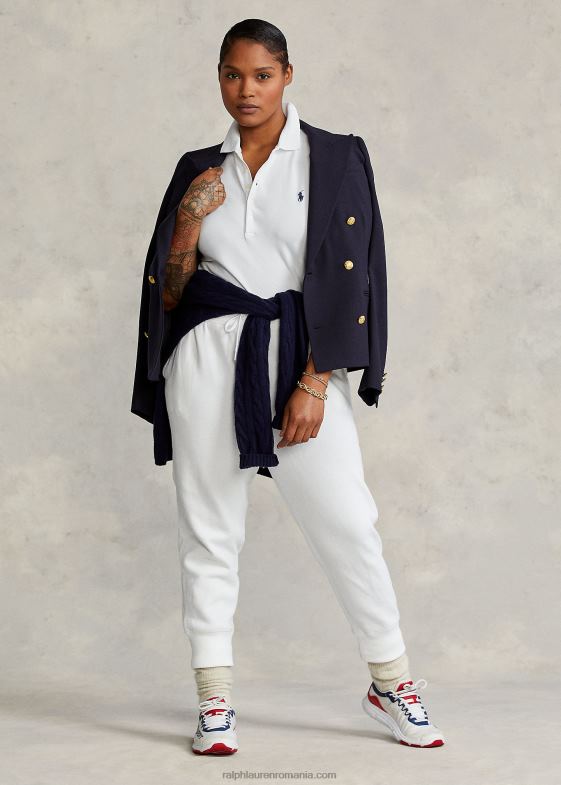 alb femei Ralph Lauren Tricou polo stretch slim fit 046883271