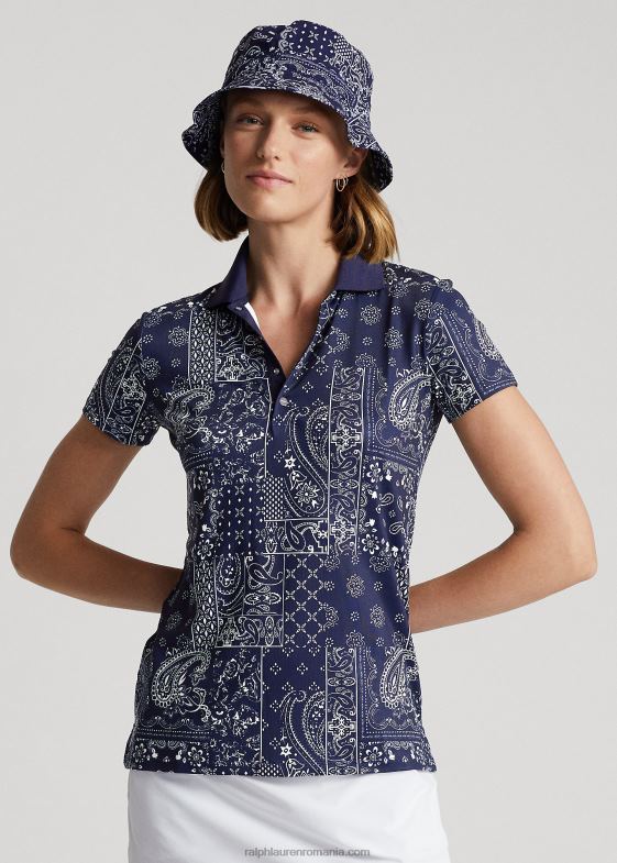 femei Ralph Lauren polo croit cu imprimeu bandana 046889188