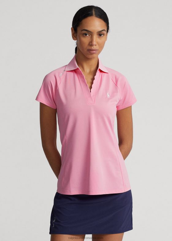 flamingo roz femei Ralph Lauren tricou polo piqué croit 046889391