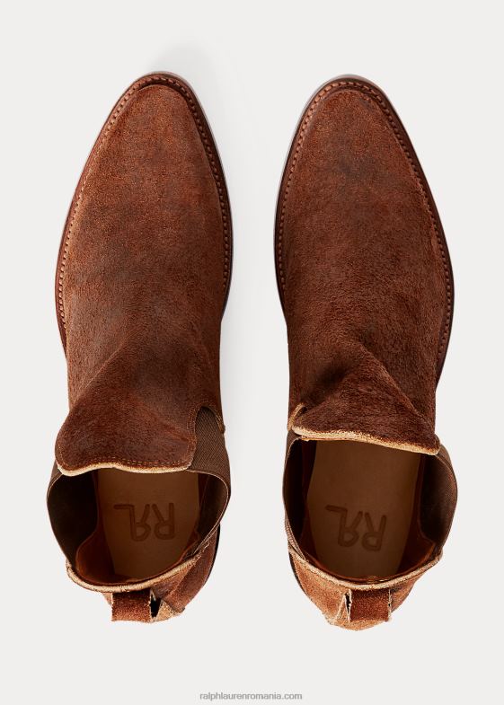 aur de toamnă femei Ralph Lauren cizme din piele intoarsa chelsea plainview 046889710