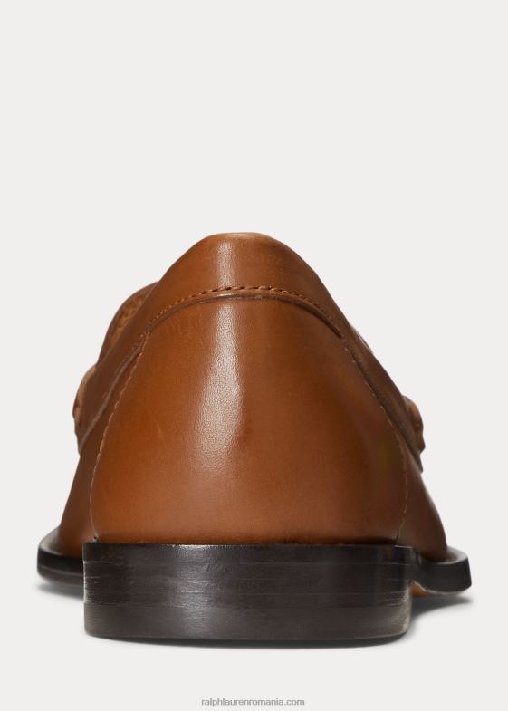 cuoio femei Ralph Lauren loafer polo id din piele de vițel 046889611