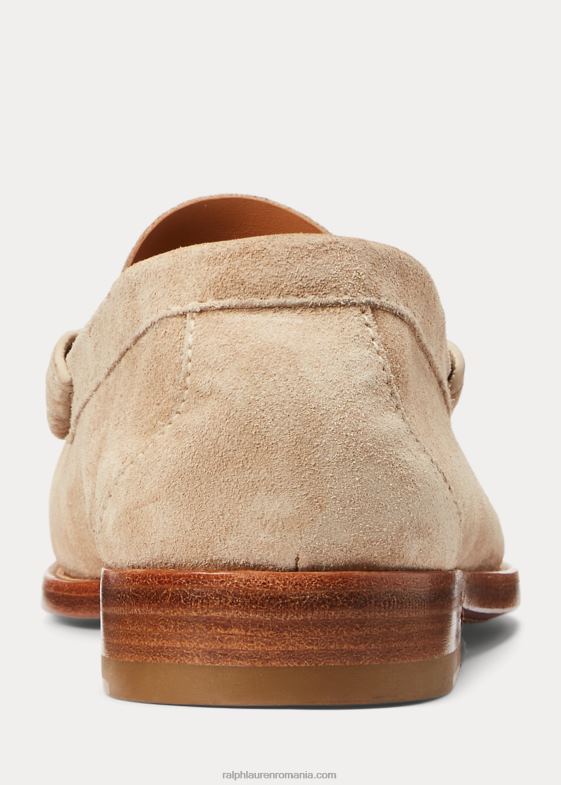 miere palidă femei Ralph Lauren mocasini harlan din piele intoarsa de vitel 046889684