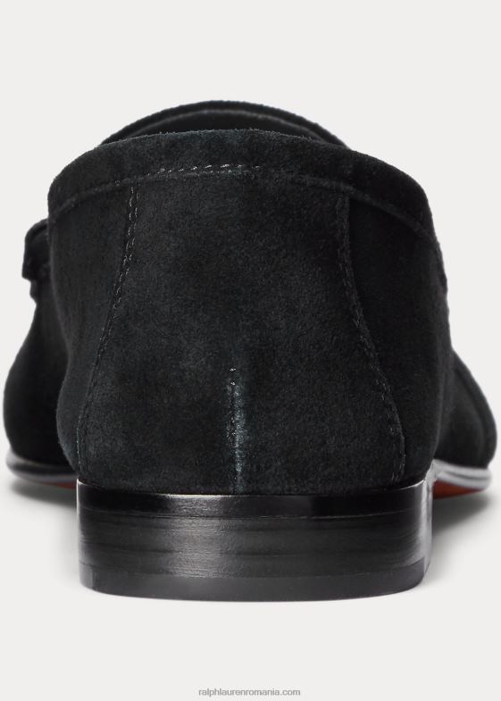 negru femei Ralph Lauren Mocasnic penny din piele intoarsa ashtyn 046889612