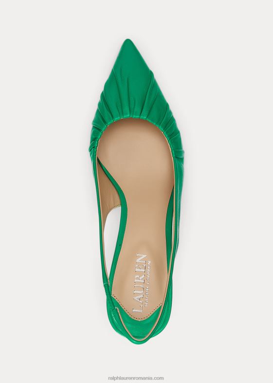 frunza de palmier femei Ralph Lauren Pompă cu slingback din piele nappa lolah 046885034