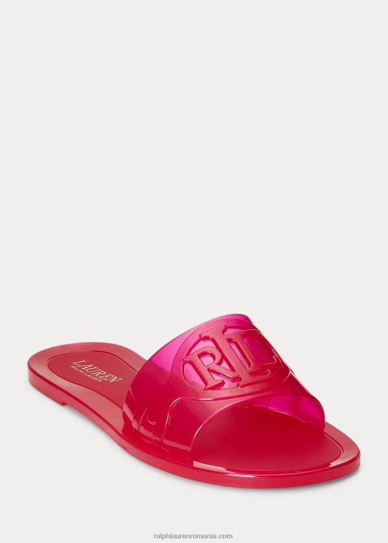 sport roz femei Ralph Lauren sandale alegra jelly slide 046889713