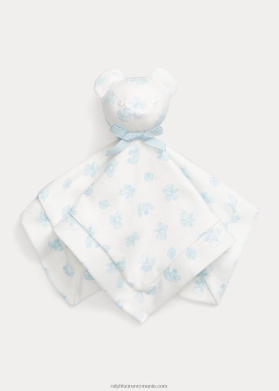 multi albastru unisex Ralph Lauren pătură dragă urs bumbac organic 046888095