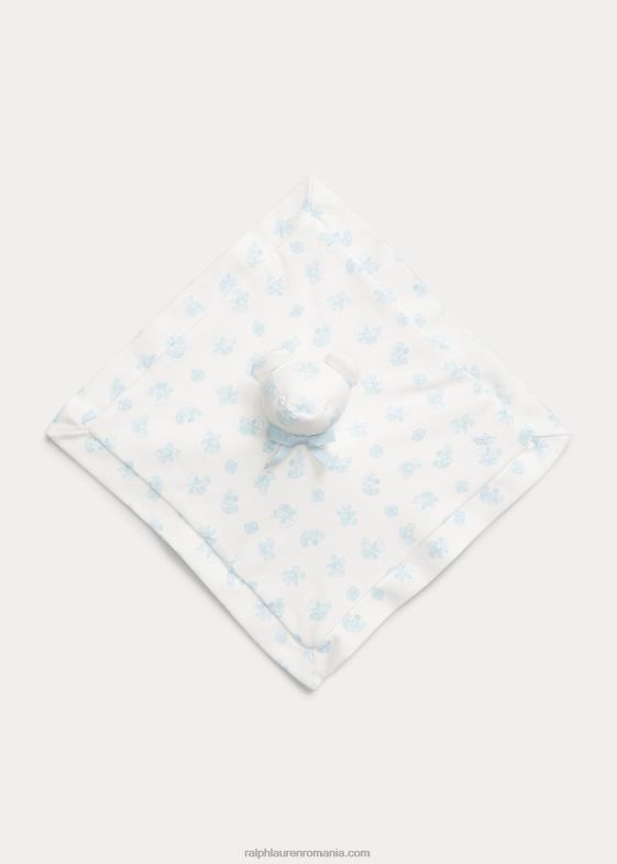 multi albastru unisex Ralph Lauren pătură dragă urs bumbac organic 046888095