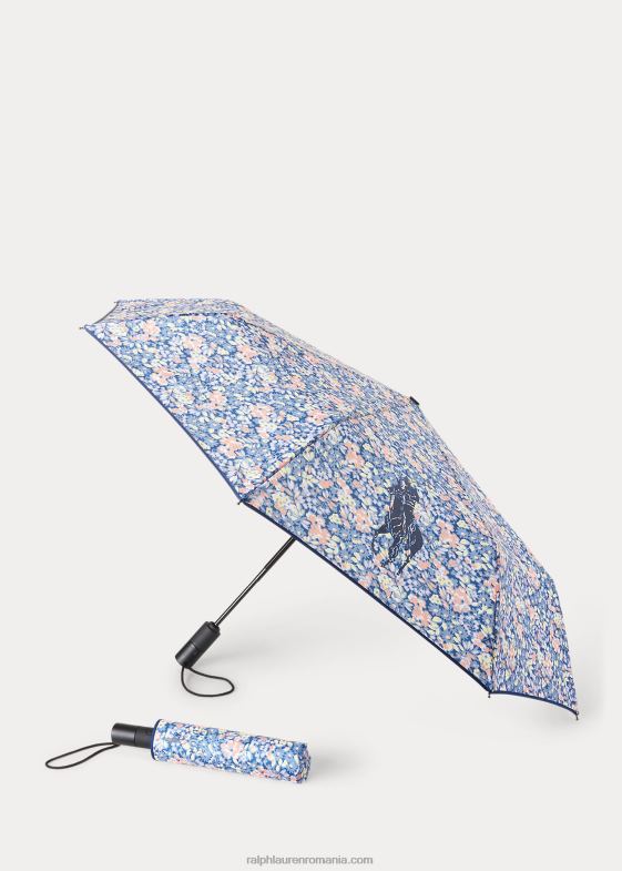 navy multi unisex Ralph Lauren umbrelă pliabilă Shirley 046882706