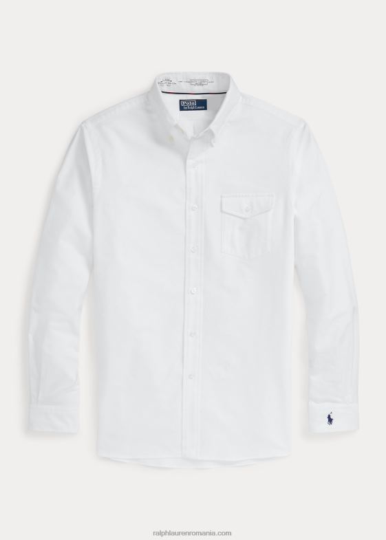 alb unisex Ralph Lauren cămașă oxford personalizată 04688934