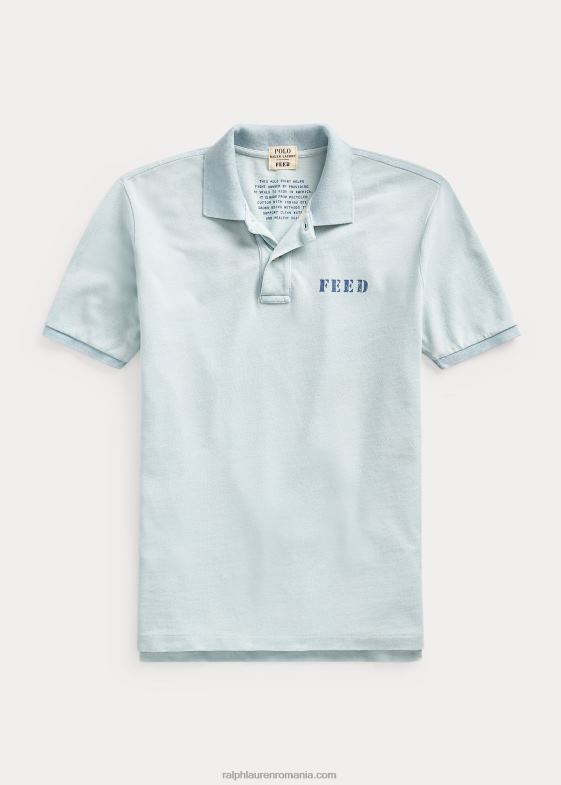 indigo deschis unisex Ralph Lauren polo x feed tricou polo 046881143