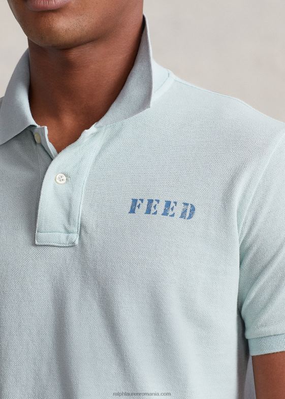 indigo deschis unisex Ralph Lauren polo x feed tricou polo 046881143